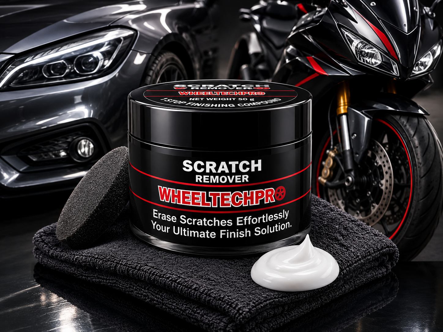 Wheeltechpro DIY Car and Bike Scratch & Swirl Remover